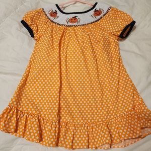 Smocked Girls Halloween Dress 🎃